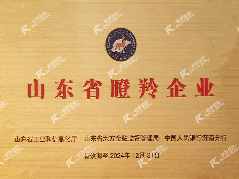 ​热烈祝贺公司荣获山东省“瞪羚企业”荣誉称号！