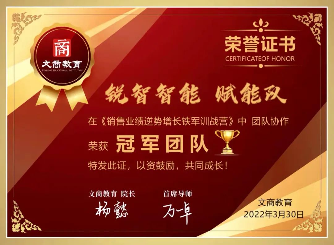 学习着、进步着——锐智营销团队《销售业绩逆势增长铁军训练营》圆满结束！